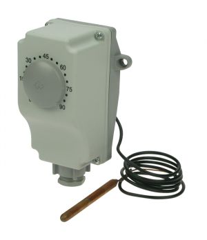 0-90°C Encased Spiral Capillary Thermostat