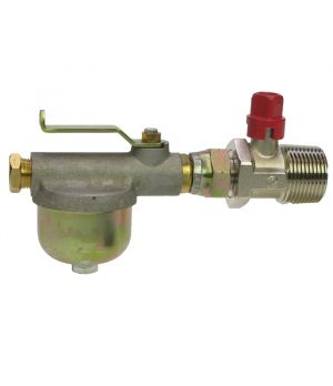 Oil Tank Filter Valve Assembly - ¼ Turn Valve Built In