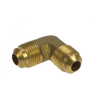 ¼" M BSPT x 10mm Flared Elbow